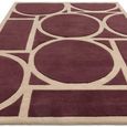 Contemporary Design Metro Rug - Plum - Sizes Available