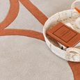 Contemporary Design Metro Rug - Rust - Sizes Available