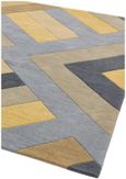 Contemporary Design Reef Runner - Big Zig RF02 - Ochre Grey - 66cm x 200cm