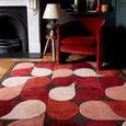 Contemporary Design Romy Rug - Jive Red - Sizes Available