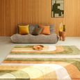 Contemporary Design Romy Rug - Retro - Green - Sizes Available