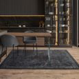 Contemporary Design Zehraya Rug - Border Grey - Sizes Available