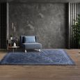Contemporary Design Zehraya Rug - Border Ink Blue - Sizes Available