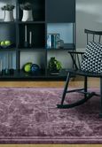 Contemporary Design Zehraya Rug - Border Purple - Sizes Available