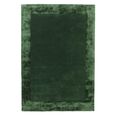 Contemporary Plain Ascot Rug - Green - Sizes Available