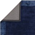 Contemporary Plain Ascot Rug - Navy - Sizes Available