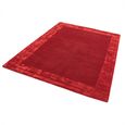 Contemporary Plain Ascot Rug - Red - Sizes Available