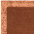 Contemporary Plain Ascot Rug - Rust - Sizes Available