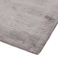 Contemporary Plain Bellagio Rug - Silver - Sizes Available