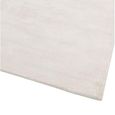 Contemporary Plain Bellagio Rug - White - 120cm x 180cm
