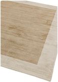 Contemporary Plain Blade Rug - Border 01 - Putty Champagne - Sizes Available