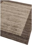 Contemporary Plain Blade Rug - Border 02 - Choco Mocha - Sizes Available