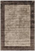 Contemporary Plain Blade Rug - Border 02 - Choco Mocha - Sizes Available