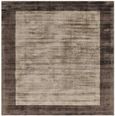 Contemporary Plain Blade Rug - Border 02 - Choco Mocha - Sizes Available