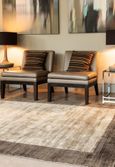 Contemporary Plain Blade Rug - Border 02 - Choco Mocha - Sizes Available