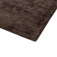 Contemporary Plain Blade Rug - Chocolate - Sizes Available