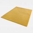 Contemporary Plain Form Geometric Rug - Ochre - Sizes Available