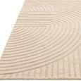 Contemporary Plain Hague Rug - Sand - Sizes Available