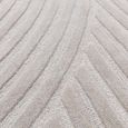 Contemporary Plain Hague Rug - Silver - Sizes Available