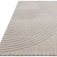 Contemporary Plain Hague Rug - Silver - Sizes Available