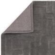Contemporary Plain Maze Rug - Charcoal - Sizes Available