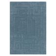 Contemporary Plain Maze Rug - Teal - Sizes Available