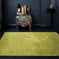Contemporary Plain Reko Rug - Lime - Sizes Available
