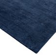 Contemporary Plain Reko Rug - Navy - Sizes Available