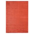 Contemporary Plain Reko Rug - Red - Sizes Available