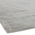 Contemporary Plain Reko Rug - Silver - Sizes Available