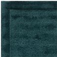 Contemporary Plain Rise Rug - Teal - Sizes Available