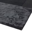 Contemporary Plain Tate Tonal Textures Rug - Charcoal - Sizes Available