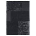 Contemporary Plain Tate Tonal Textures Rug - Charcoal - Sizes Available