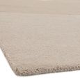 Contemporary Plain Tate Tonal Textures Rug - Ivory - Sizes Available