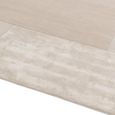 Contemporary Plain Tate Tonal Textures Rug - Ivory - Sizes Available