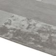 Contemporary Plain Tate Tonal Textures Rug - Silver - Sizes Available