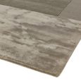 Contemporary Plain Tate Tonal Textures Rug - Smoke - 120cm x 170cm