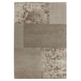 Contemporary Plain Tate Tonal Textures Rug - Smoke - 120cm x 170cm