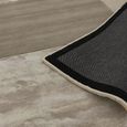 Contemporary Plain Tate Tonal Textures Rug - Smoke - 120cm x 170cm