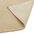 Contemporary Plain York Rug - Beige - Sizes Available