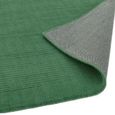 Contemporary Plain York Rug - Forest Green - Sizes Available