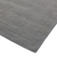 Contemporary Plain York Rug - Grey - Sizes Available