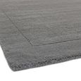 Contemporary Plain York Rug - Grey - Sizes Available