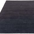 Contemporary Plain York Rug - Navy - Sizes Available