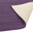 Contemporary Plain York Rug - Purple - Sizes Available
