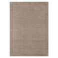 Contemporary Plain York Rug - Taupe - Sizes Available