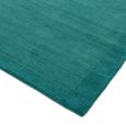 Contemporary Plain York Rug - Teal - Sizes Available