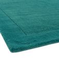 Contemporary Plain York Rug - Teal - Sizes Available