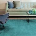 Contemporary Plain York Rug - Teal - Sizes Available