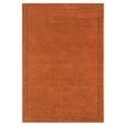 Contemporary Plain York Rug - Terracotta - Sizes Available